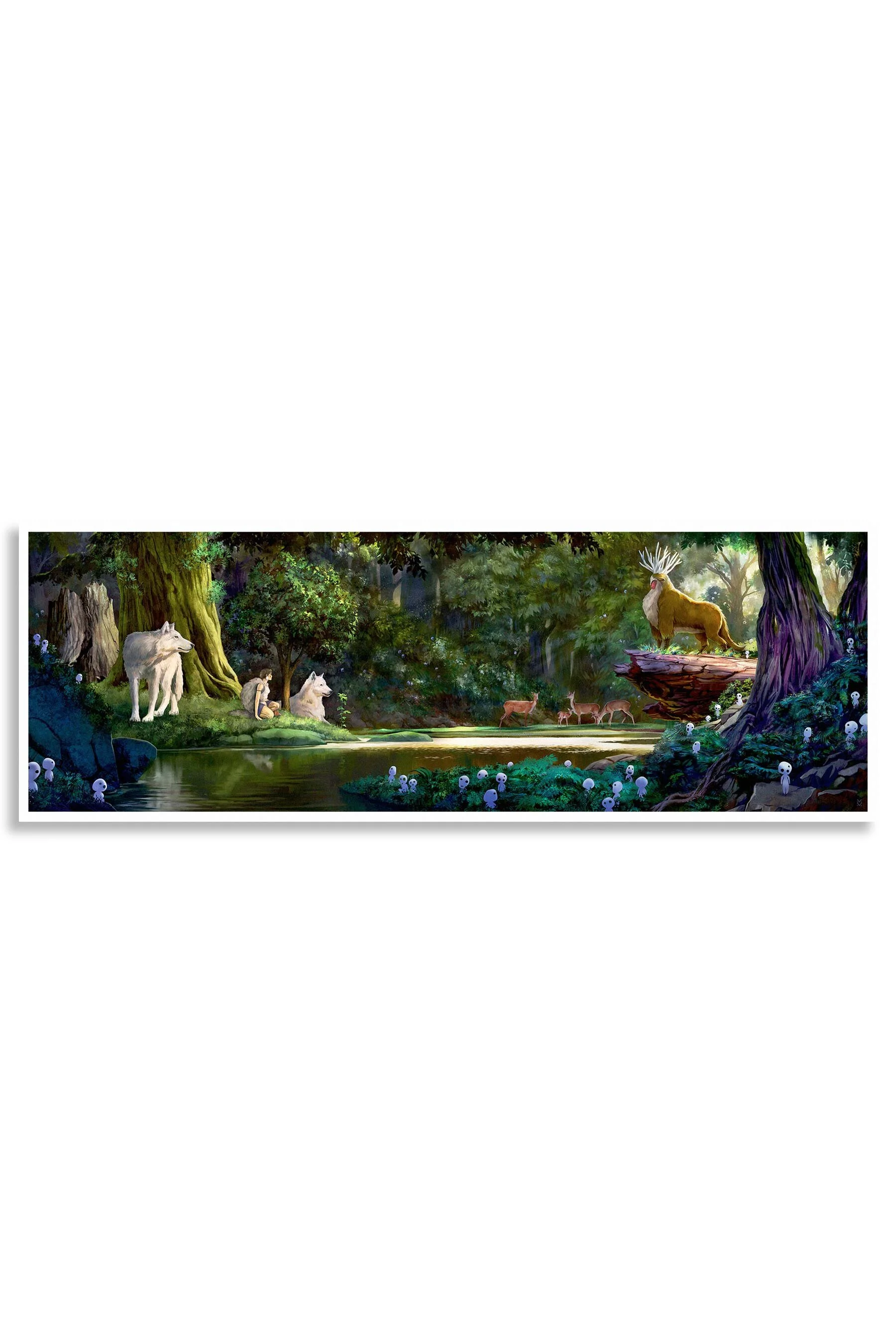 The Princess and The Forest Spirit (Panorama Edition)