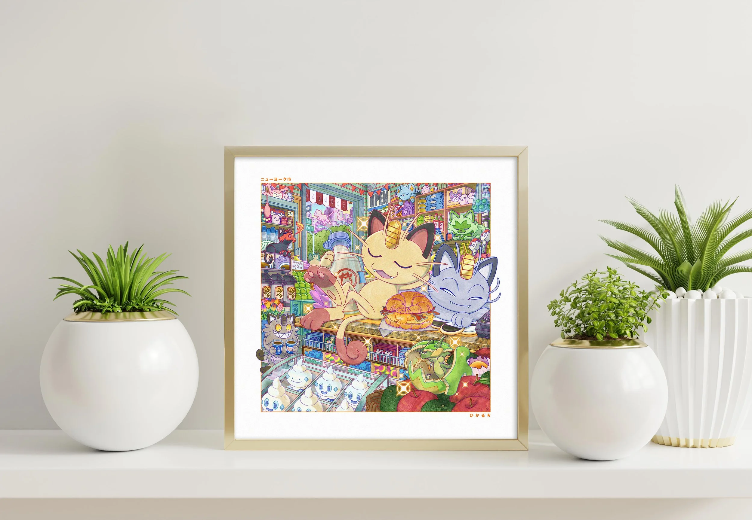 matsumoto-art-bodega-cat-shiny-shop-print-table-frame.jpg