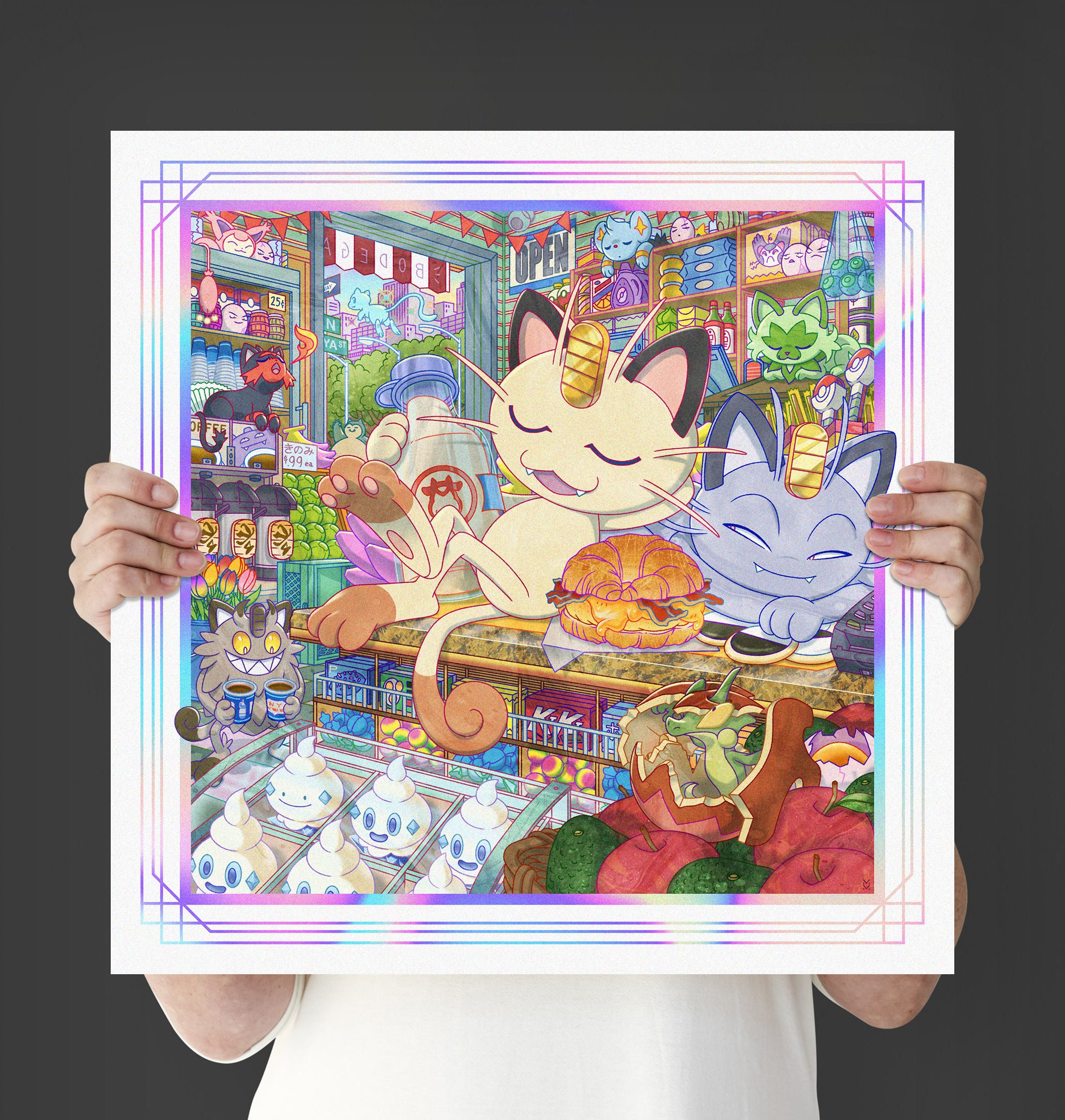 matsumoto-art-bodega-cat-foil-frame.jpg