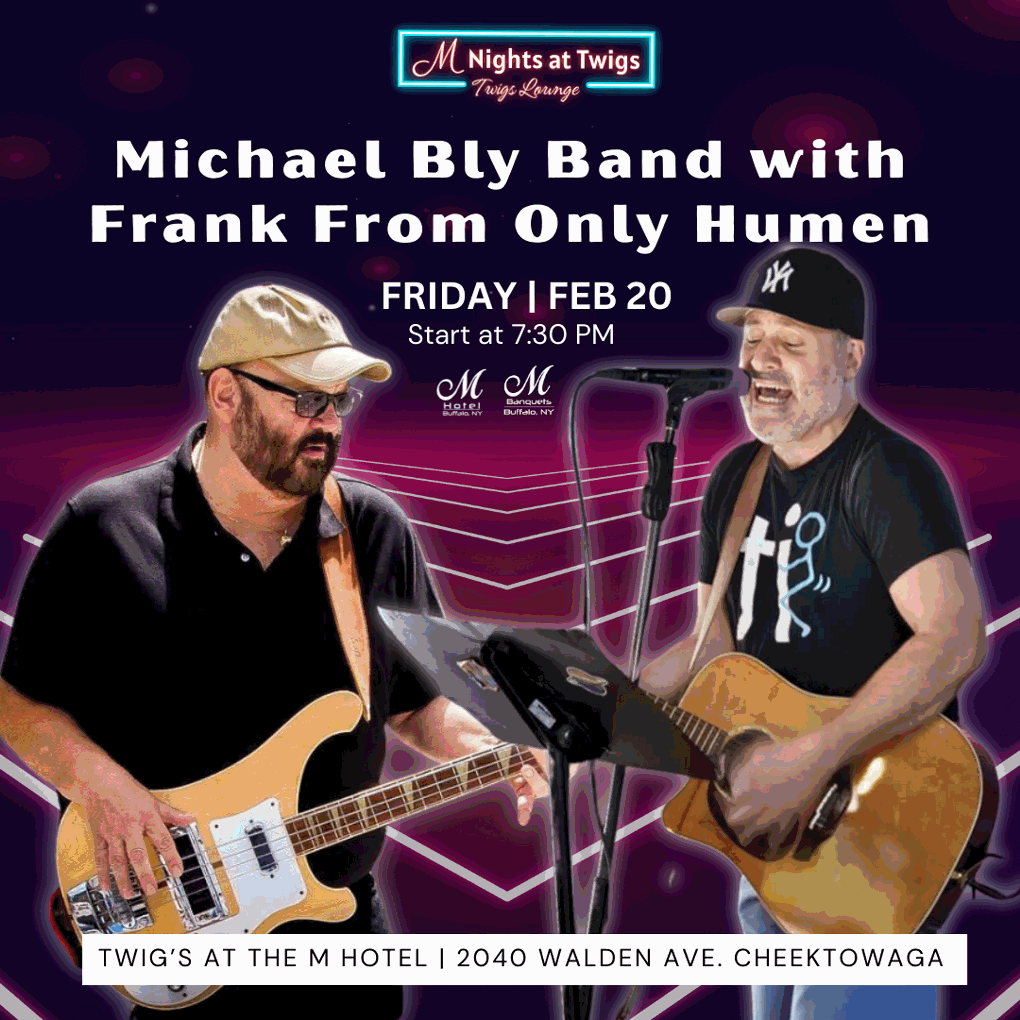 OF with THE MICHAEL BLY BAND @ TWIGS Bar &amp; Lounge in M HOTEL (Millennium) 7:30p