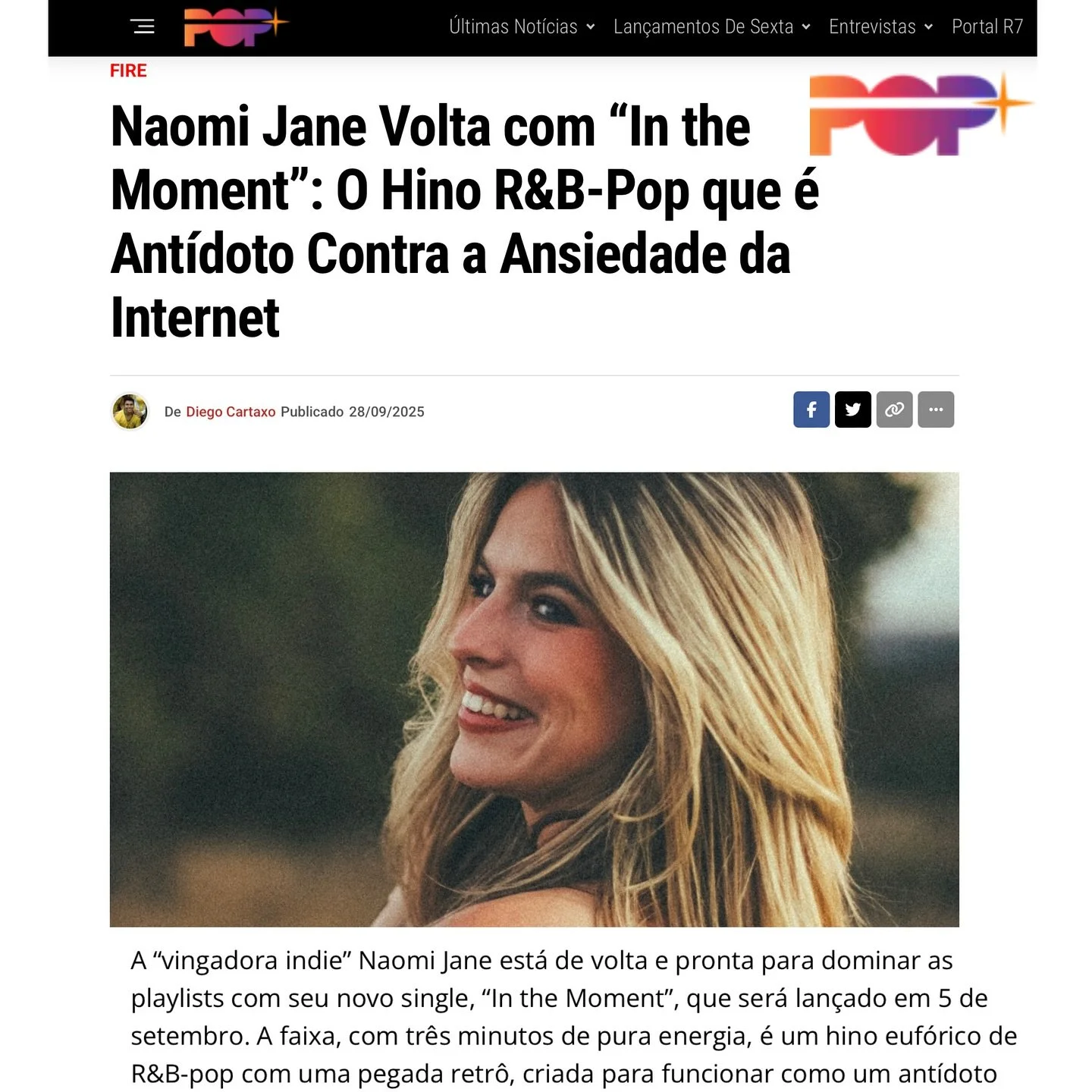 &hellip; &ldquo;In the Moment&rdquo;: The R&amp;B-Pop Anthem that is An Antidote Against Internet Anxiety @sitepopmais (don&rsquo;t I hope so) Choose joy ☀️ ps: I love you Brazil 🇧🇷

#inthemoment #review #Article #NewRelease #RandB #pop #anthem #it