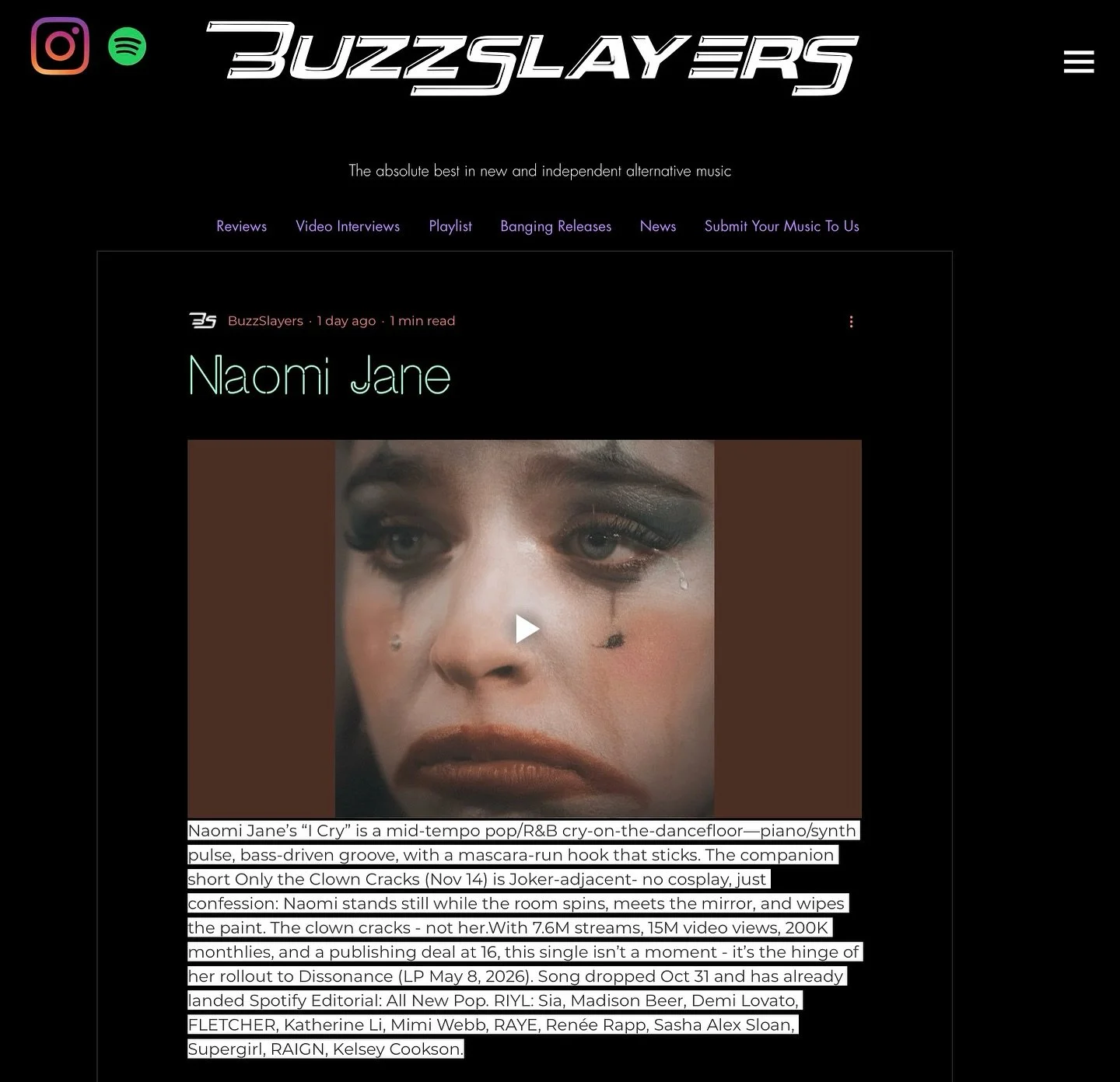 @buzzslayersblog 💜😭☔️ tears of gratitude #blog #icry #grateful #naomijane