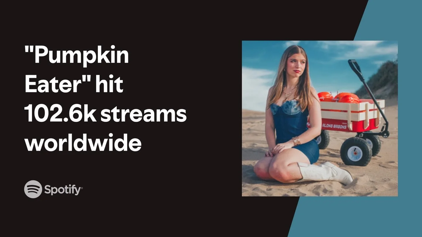 Grateful for all the love / hate this song is generating - thank you for listening! Plz keep streaming luvs and ***note*** love wins 😉 🤯 #pumpkineater #100Kstreams #grateful #newmusic #kindasortacountry