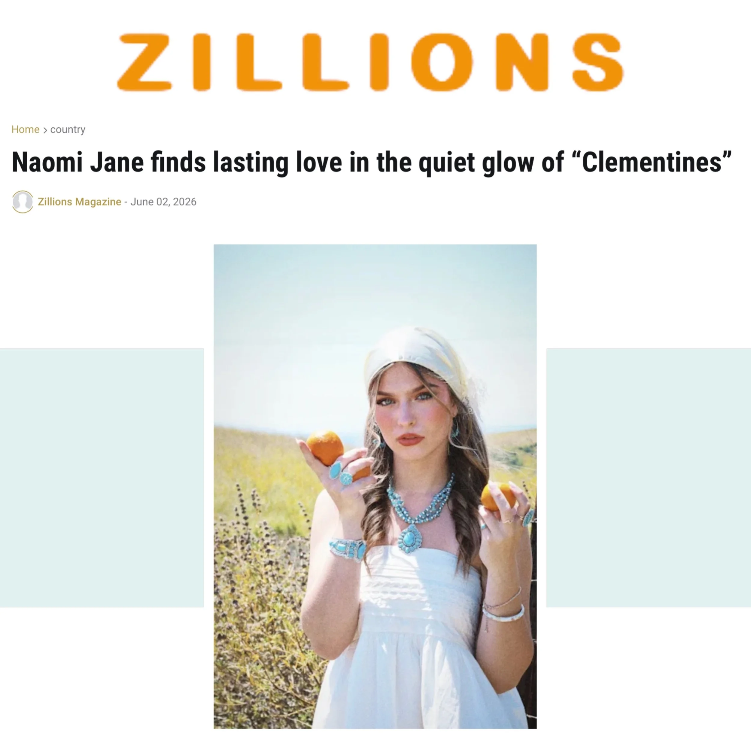 &ldquo; &lsquo;Clementines&rsquo; celebrates the everyday acts of kindness that can turn ordinary moments into something special. Instead of focusing on drama or grand displays of affection, Naomi Jane highlights the beauty of being there for someone