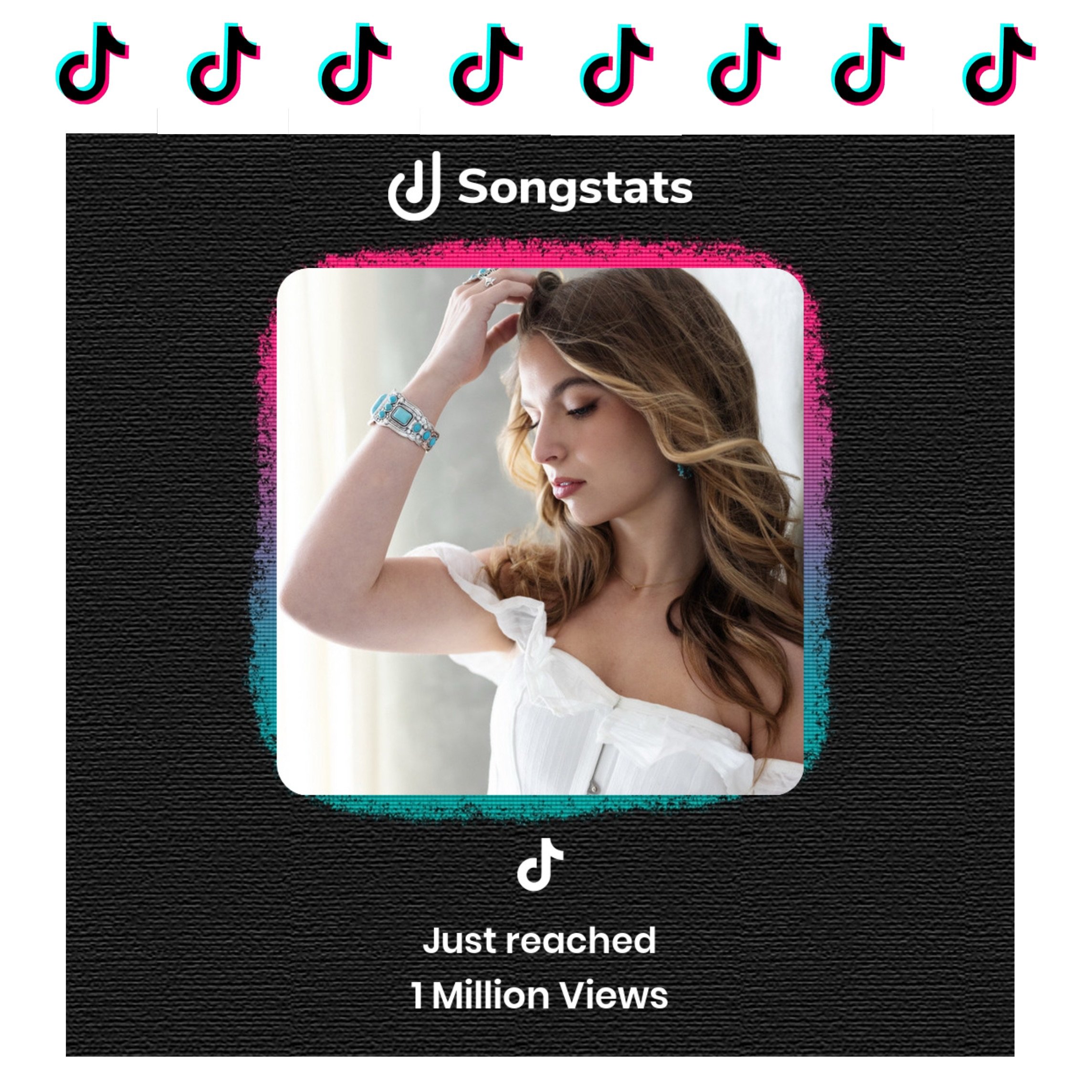 💓 luvs, this is above &amp; beyond &hellip; i&rsquo;ve honestly never had a song reach a million views in DAYS 🤭 so here it is *** ALL MY APPRECIATION *** thank you @tiktok 🤍🪽#MeasureForever #newrelease #love #tiktok #onemillionviews