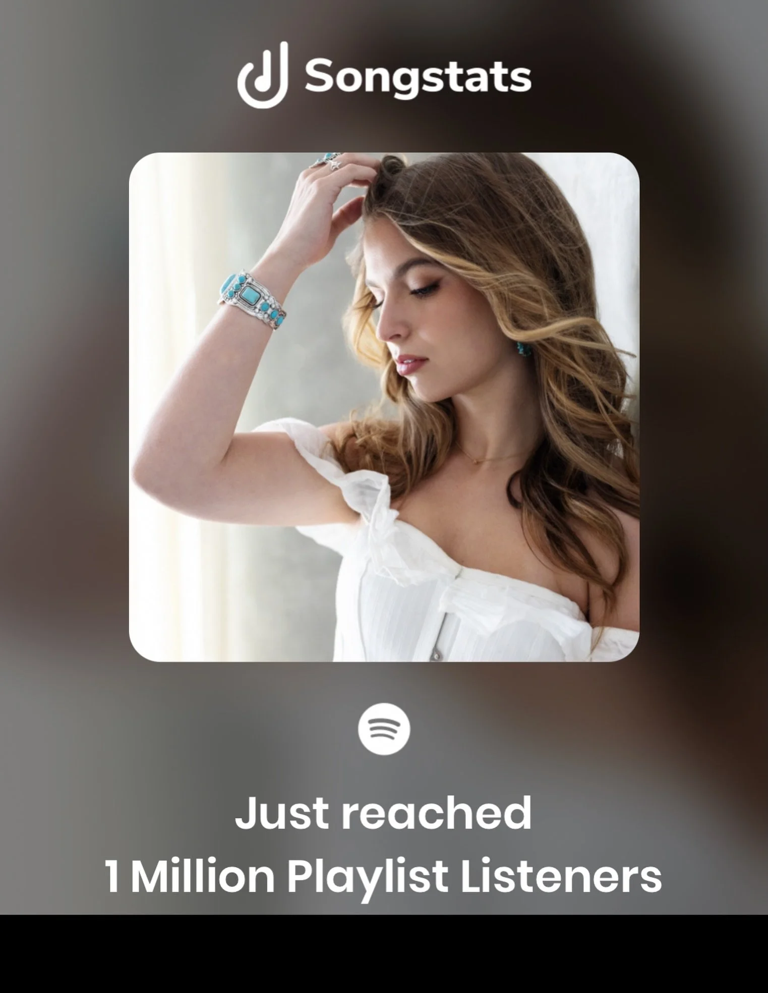 🤍 love &amp; gratitude 💍 thanks for playlisting Measure Forever! #thankful #newrelease #singersongwriter #country #kindasortacountry