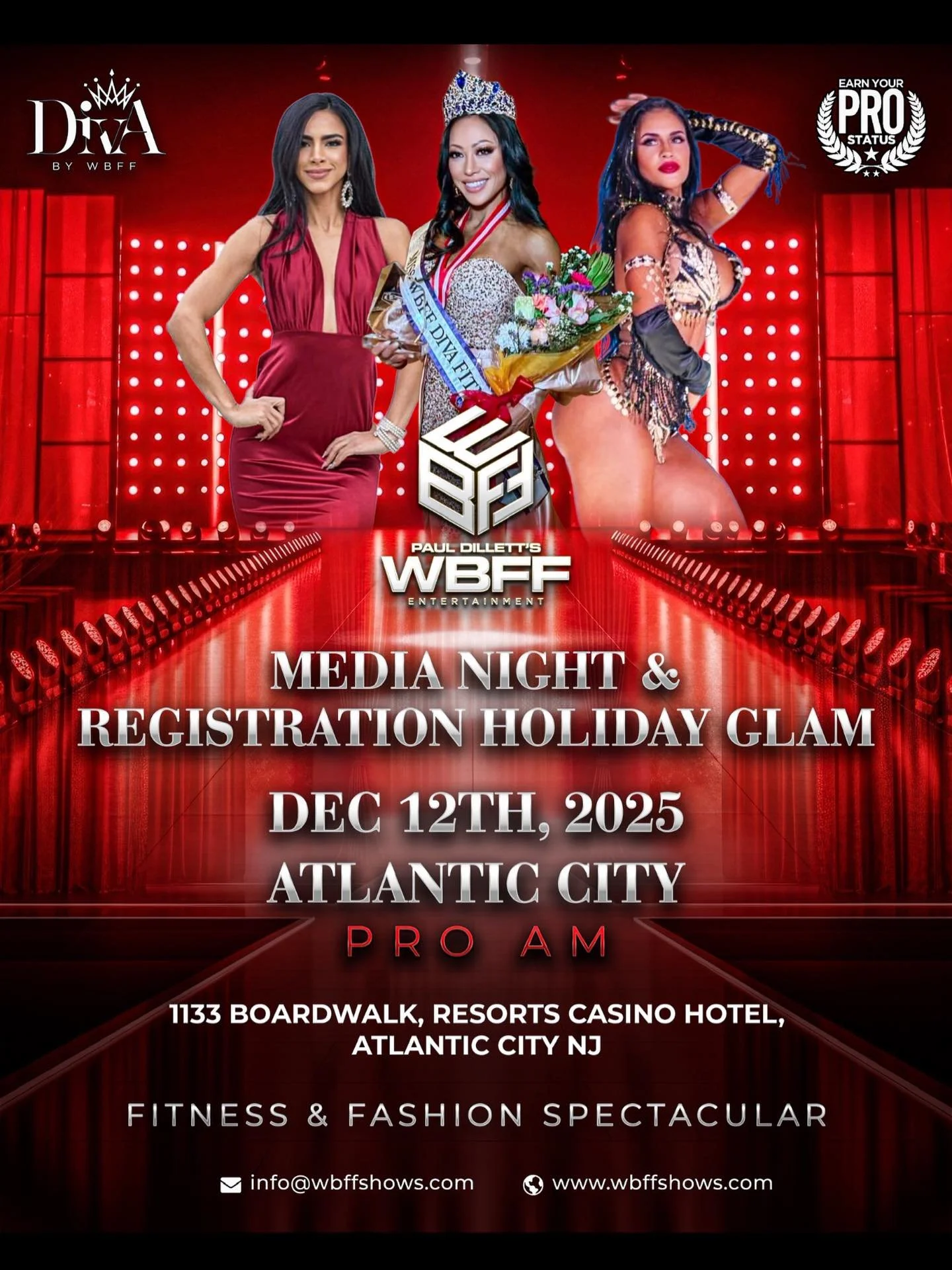 Can&rsquo;t wait to Welcome Our Contestants and Guests This Friday @wbffentertainment Atlantic City Holiday Glam and Sparkle Media day and Registration