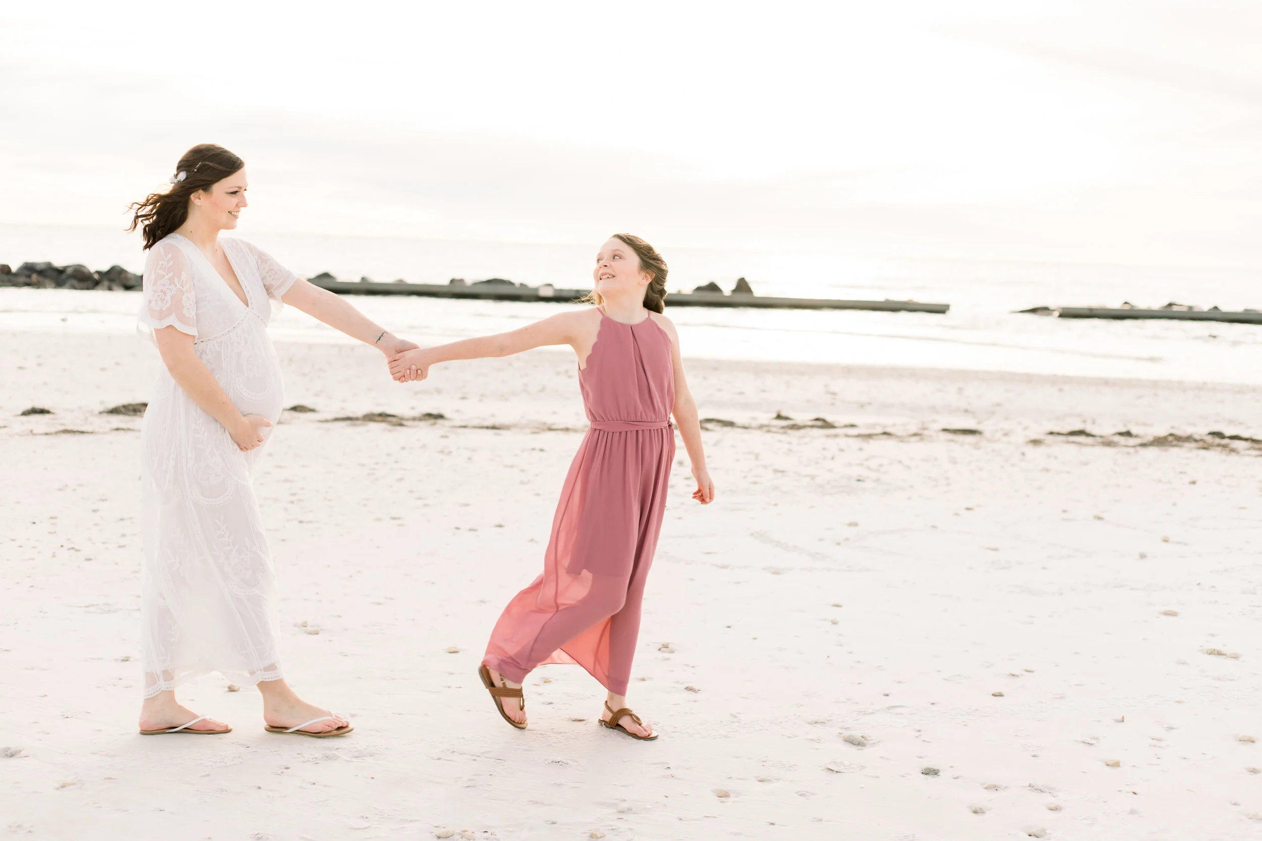 Florida Beach Family Maternity Photo Session