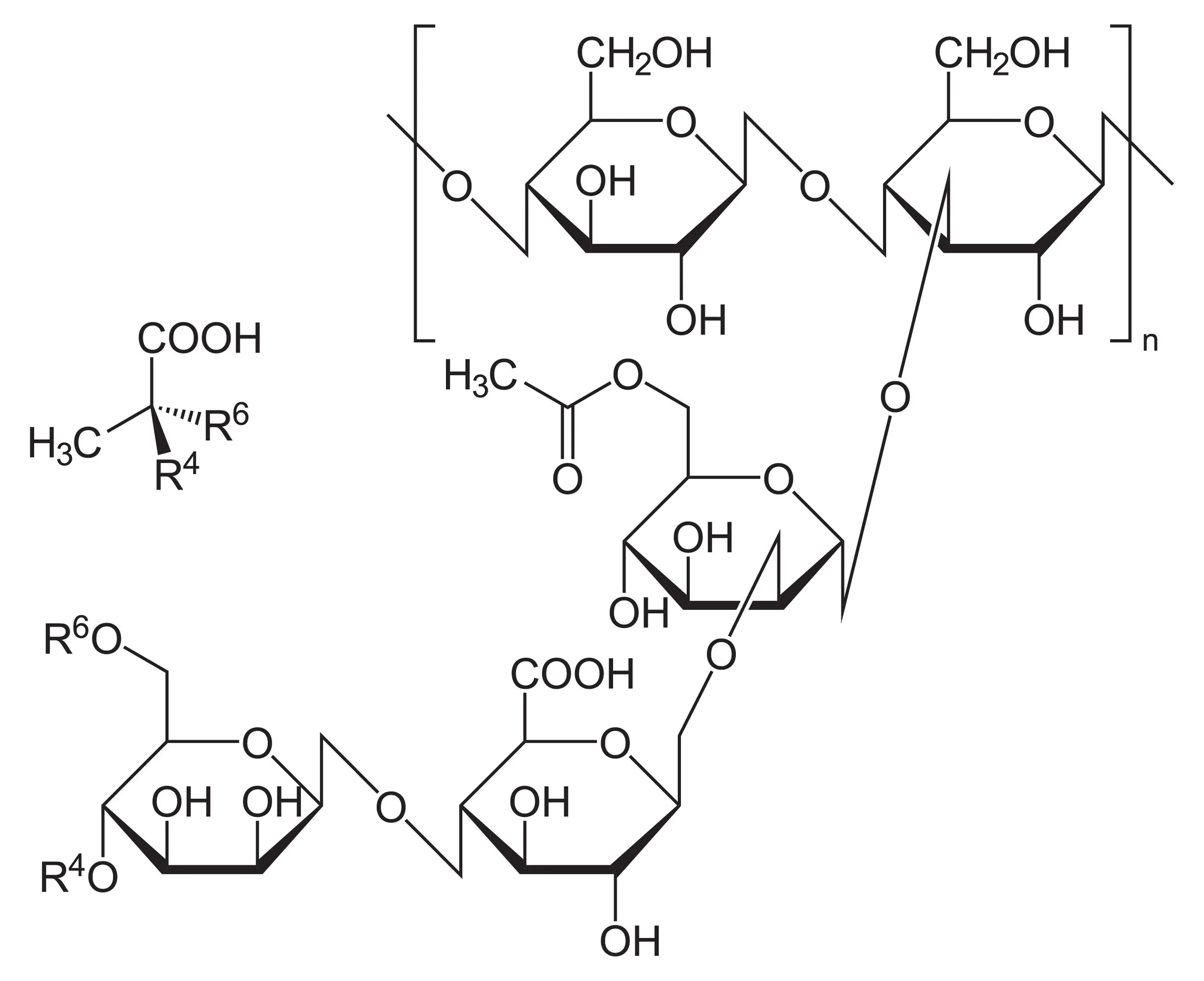 Xanthan Gum Molecular Structure