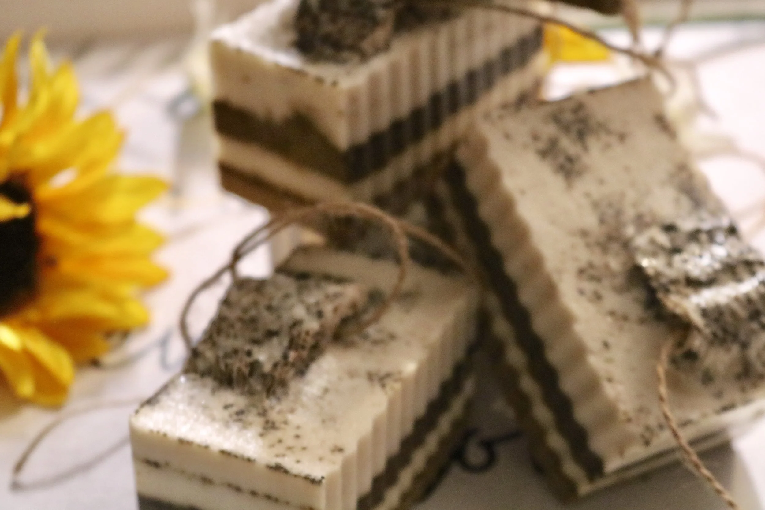 Coffee Scrub Loofah Soap! Made with Goat Milk!