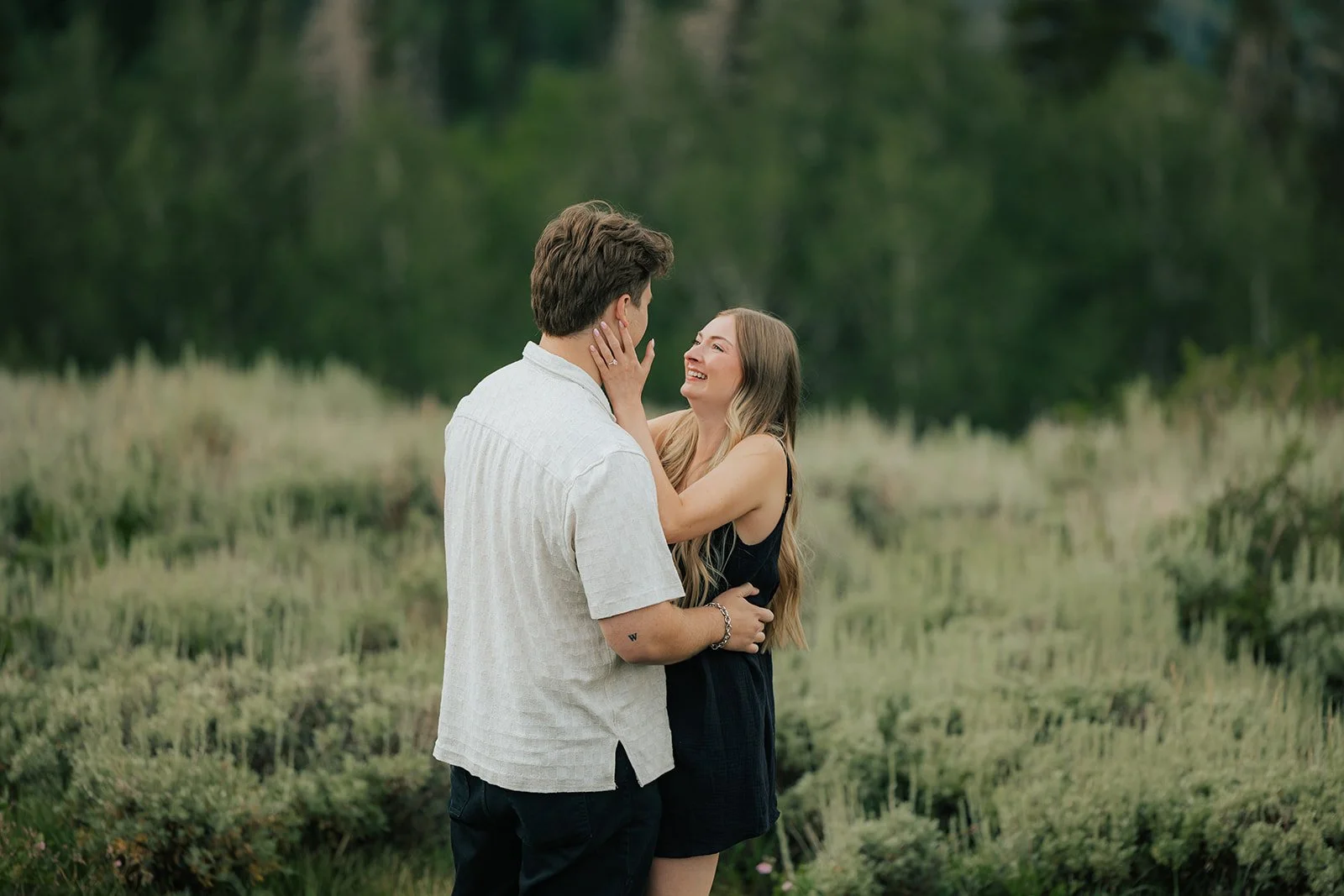 Salt Lake mountain proposal photography