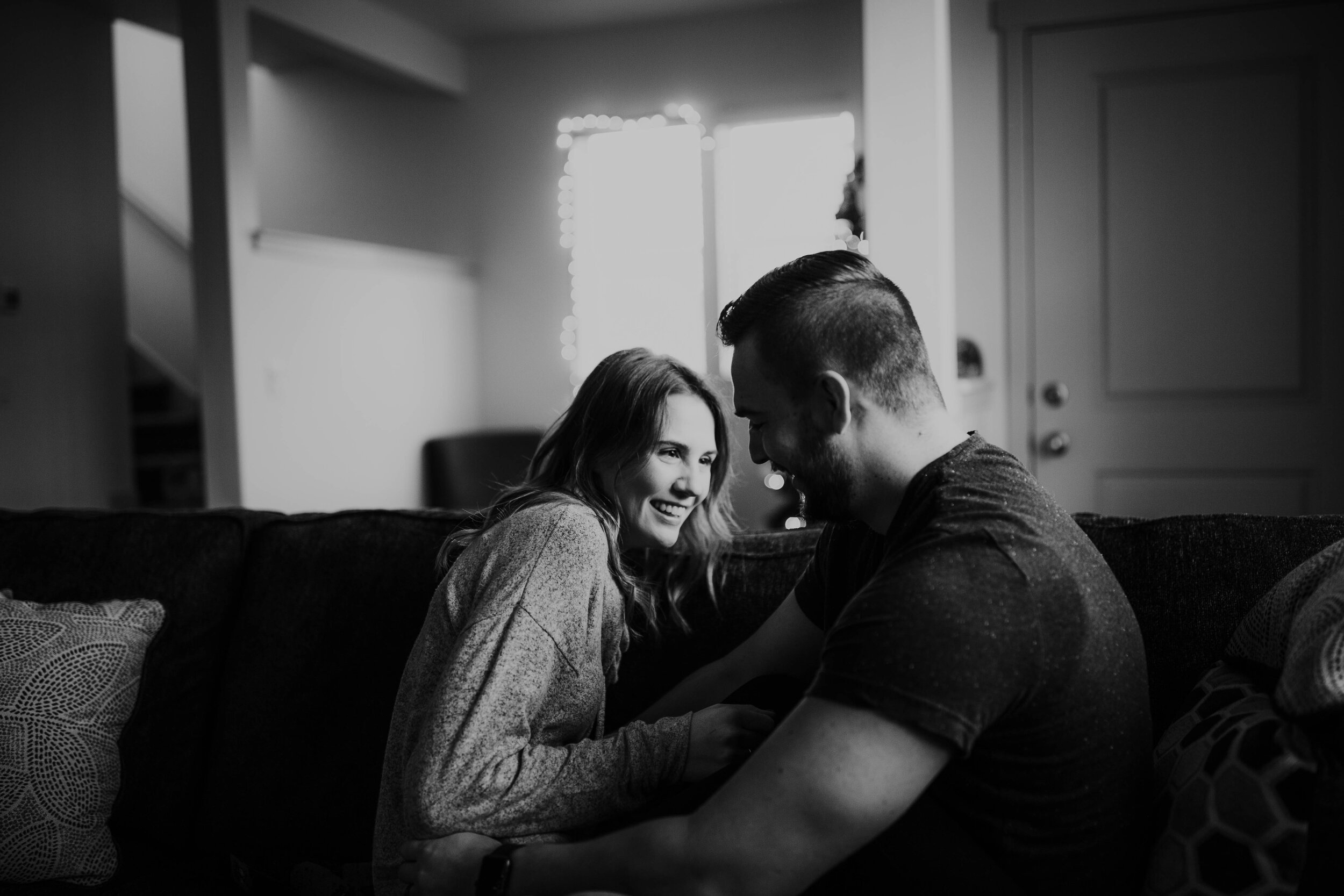 In Home Couples Shoot [Utah Couples Photographer] | Emily Jenkins Photo