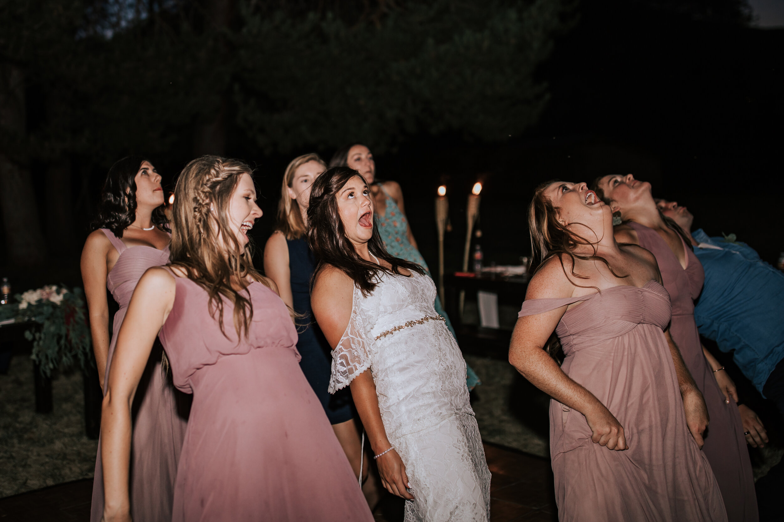 Park City Utah elopement photographer Utah wedding photographer wedding reception dancing wedding party #utahphotographer