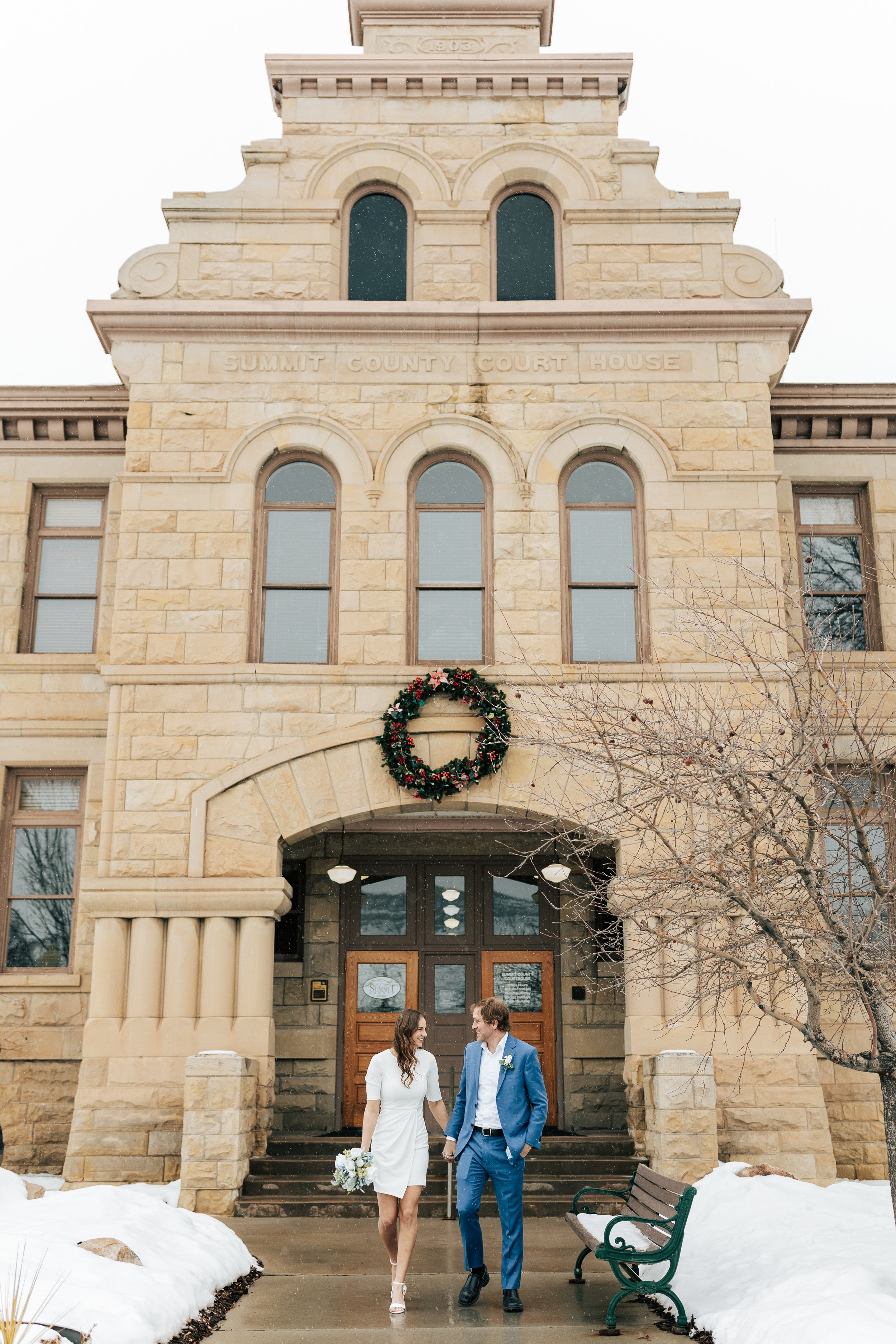  Christmas wedding photos courthouse elopement Emily Jenkins Photo park city elopement photographer adventurous bridge and groom simple wedding in coalville, utah elopement in winter #elopement #parkcityutah #parkcity #parkcityelopement #elopementpho