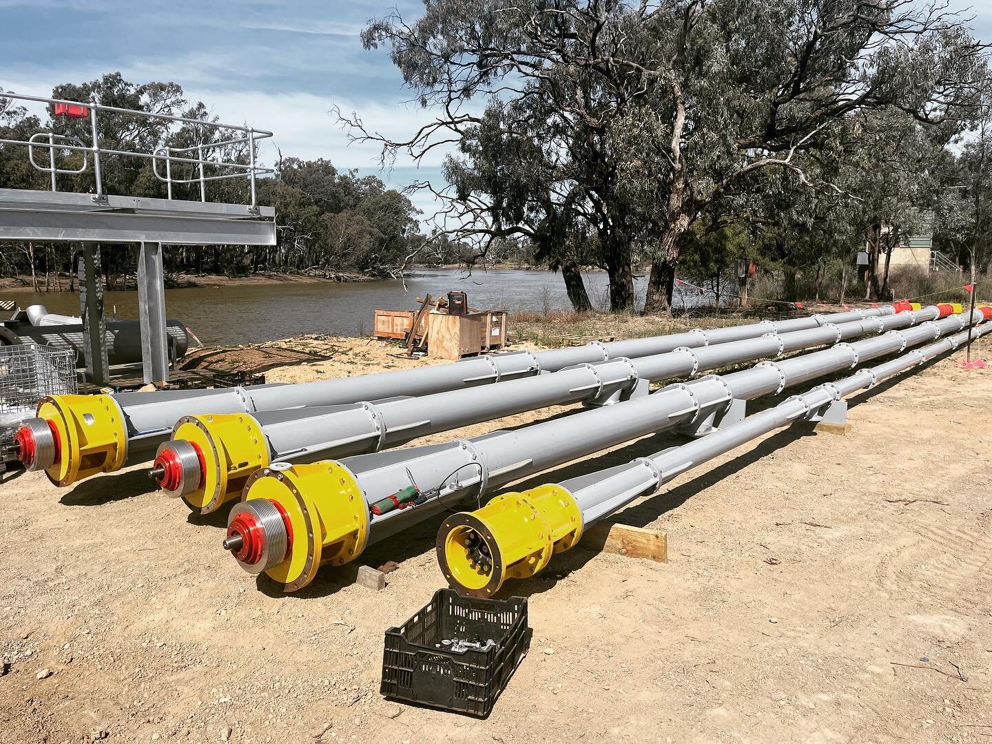 Helping our partners invest in future efficiencies. #ornelpumps #aussiemanufacturing #fluidengineering #murrayriver