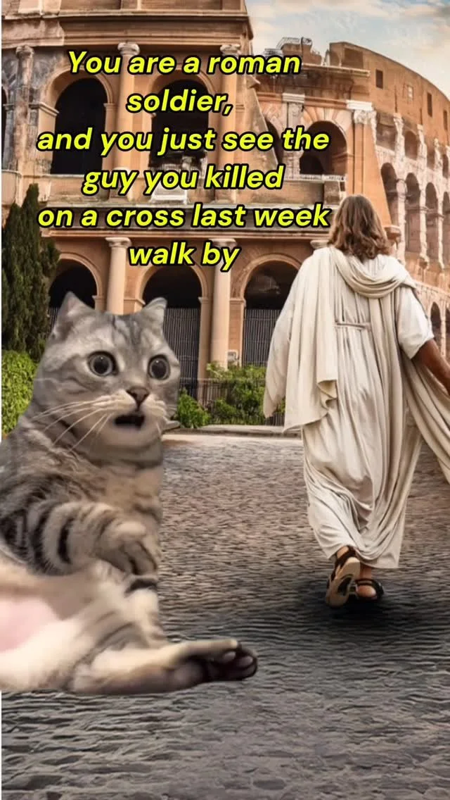 3 days later........ He did exactly what He said he was gonna a do. 
Not only did Jesus say he would be resurrected,  but Isaiah also prophesied it an estimated  700 years before it happened. 
#facts #jesussavesbro #overcome #life #eternity #histor