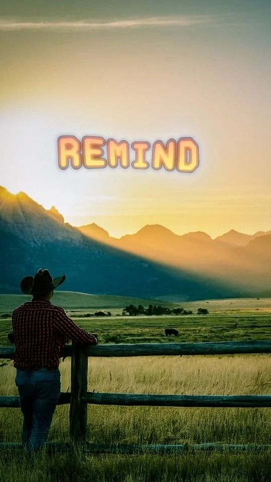 Reminder. 
#perspective #fields #temptation #motivation #cowboy #cowgirl