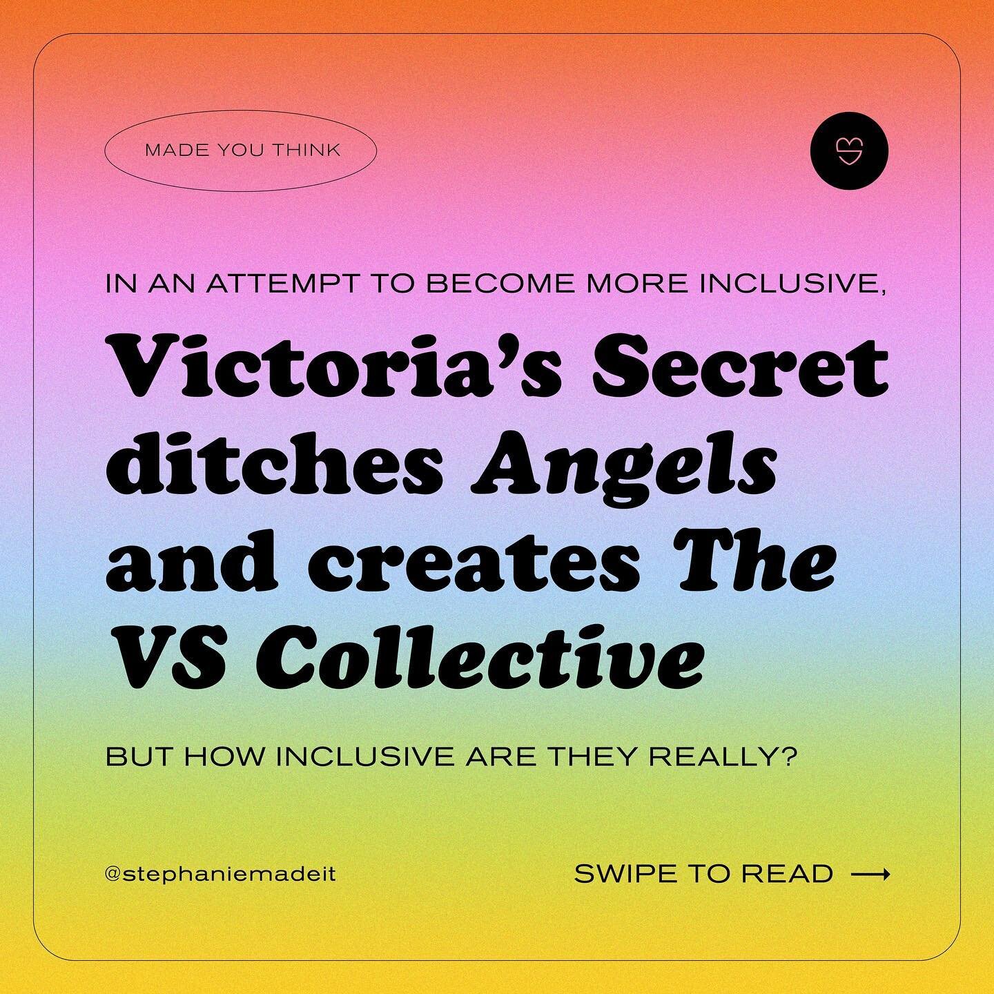 This is my first time trying out a postessay format called #madeyouthink. In these, I will be sharing my thoughts on ethical branding, socio-political themes, philosophy, and more. ⁠⁠
⁠⁠
My first postessay is about how Victoria's Secret The VS Collec