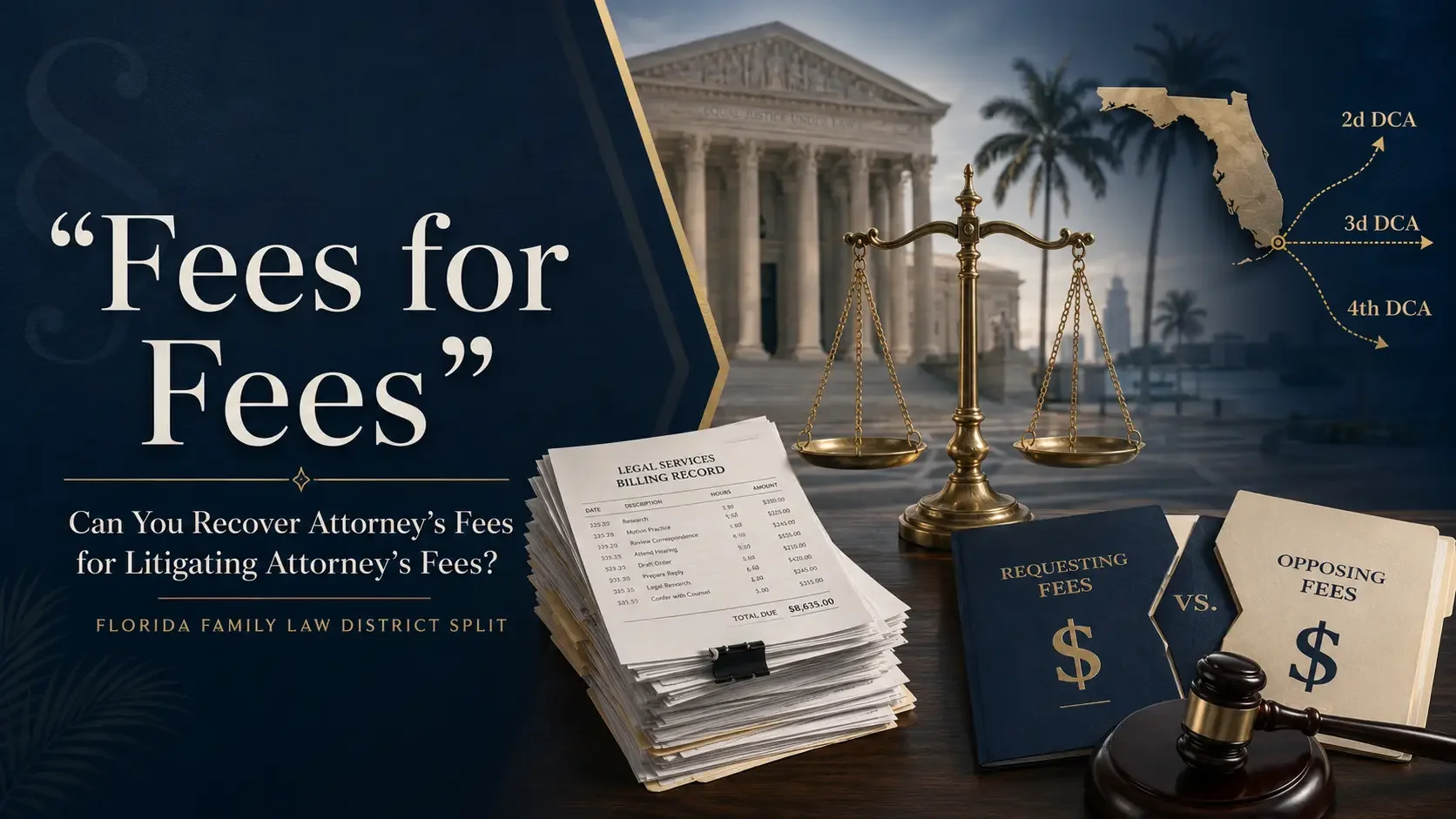 Can You Recover Attorney’s Fees for Litigating the Amount of Attorney’s Fees in a Florida Family Law Case?