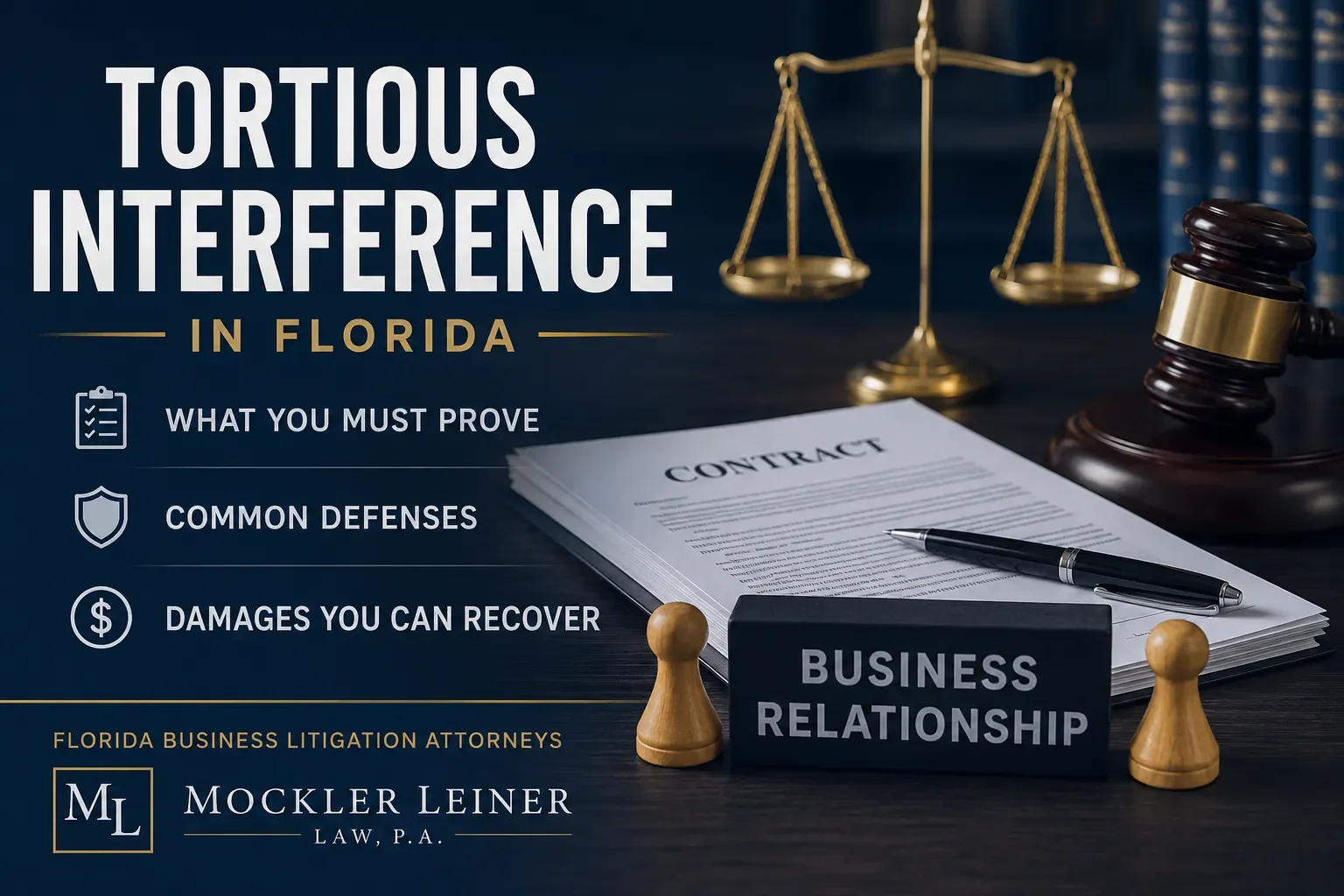 Tortious Interference in Florida: How to Prove the Claim, Defend Against It, and Measure Damages