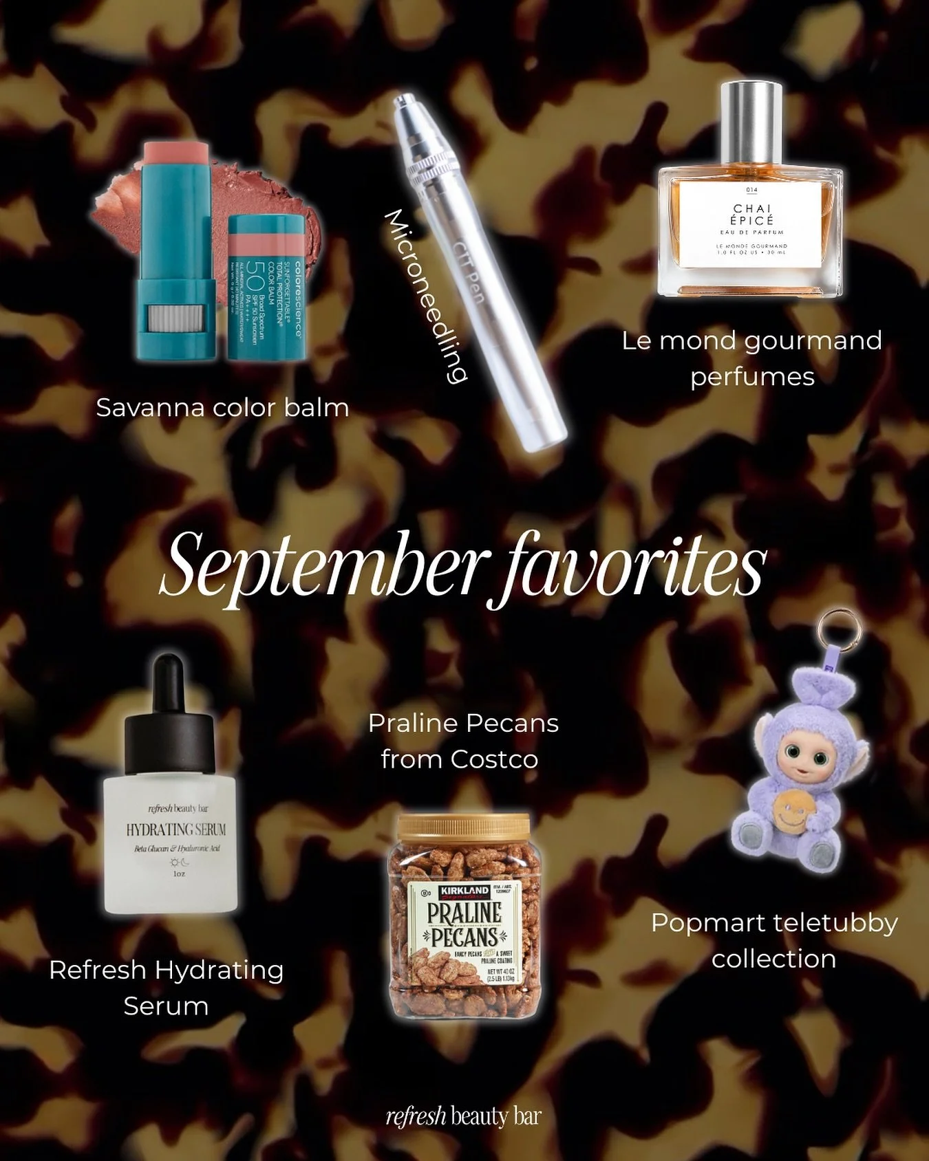 Sharing my September faves before I&rsquo;m onto the next 😂😜🥰

But seriously&hellip; have you tried the pecans from costco?! 🤤

#septemberfavorites #esthetician #skincare