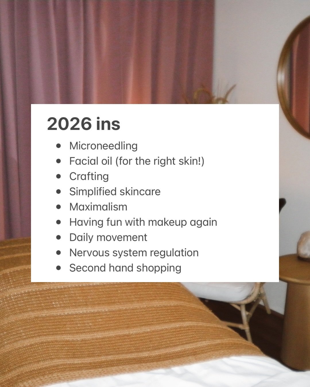 And I hope a very soft, yet successful year for all of us 🫶🏻✨🐆🪭

Tacoma esthetician | skincare | facials | facial reflexology