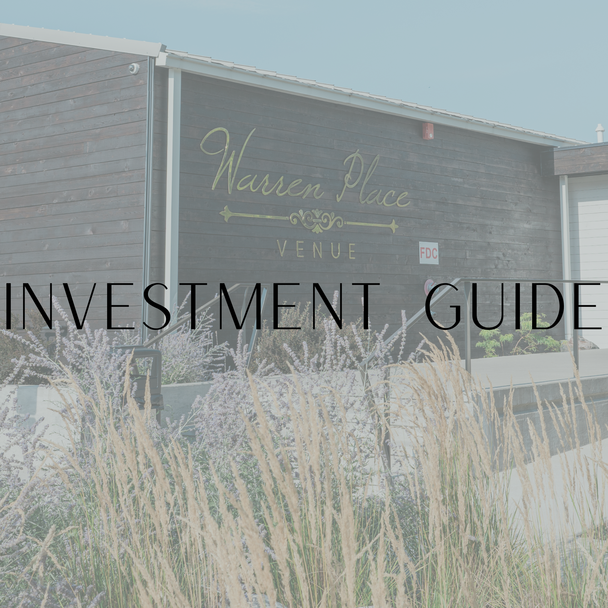 Investment Guide - Warren Place Venue