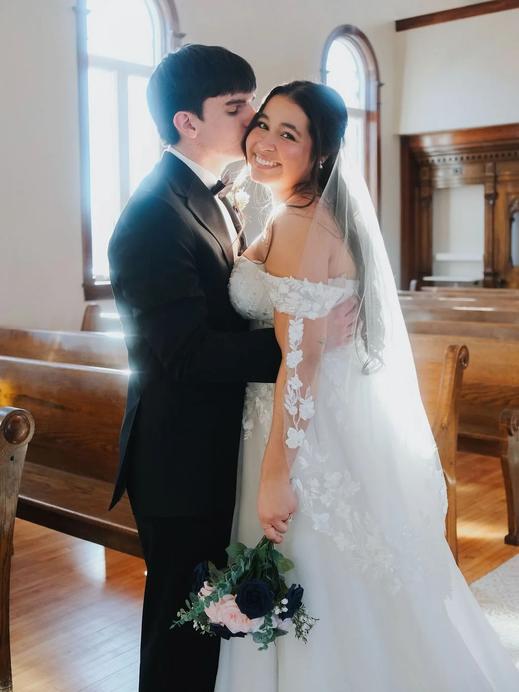 Owen &amp; Marissa 🤍 1.3.26 

Photographer: @may.photo.co 
Bride: @marissaj.cowden 

Kansas City Wedding | Chapel Wedding Kansas City | Wedding Chapel