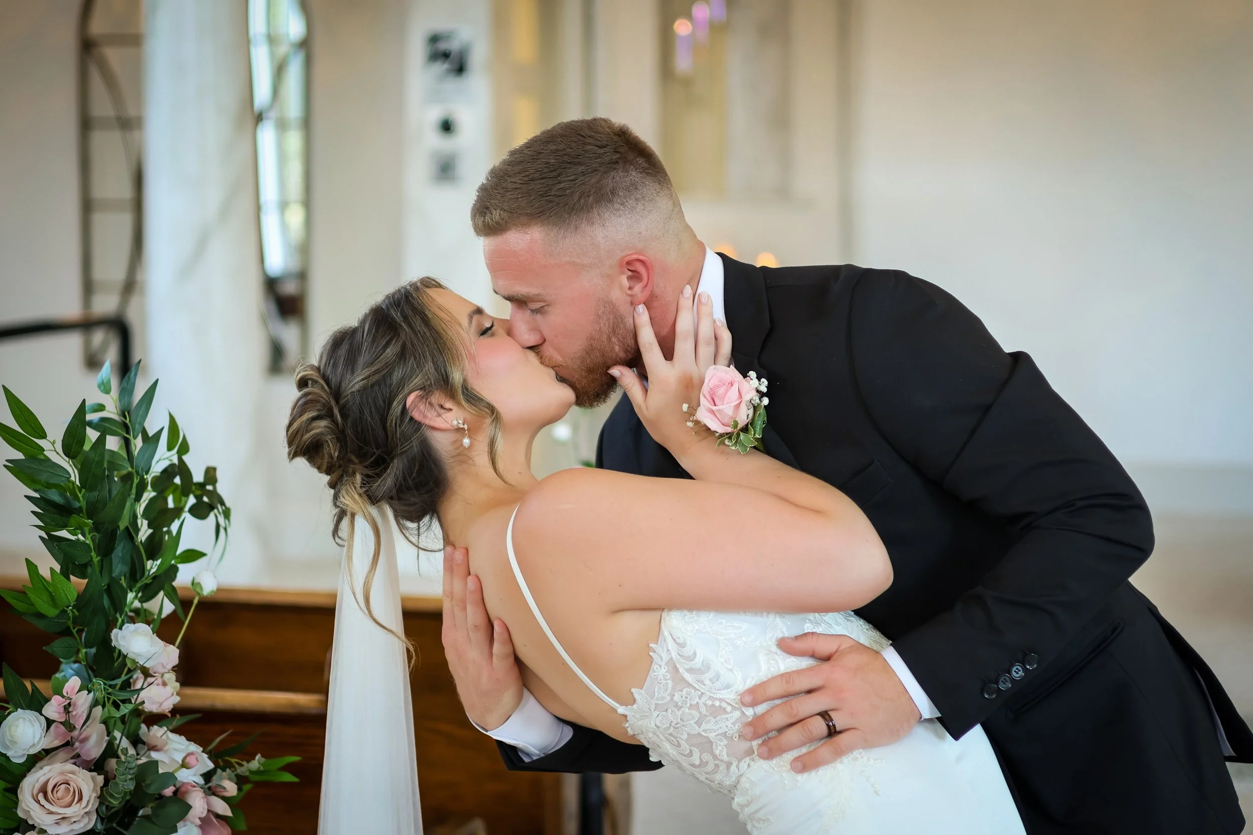 Mason &amp; Claire 🤍 9.5.26

Photographer: @sethw4774 
Bride: @claireditto26 
Caterer: @mooses_bbq 
Apps: @berriesandhoneykc 
Florist: @hyvee (bridal party) 
Florals: @warrenplacevenue (ceremony &amp; reception) 
Cake: @bakedbybrush 
Planner: @lizas