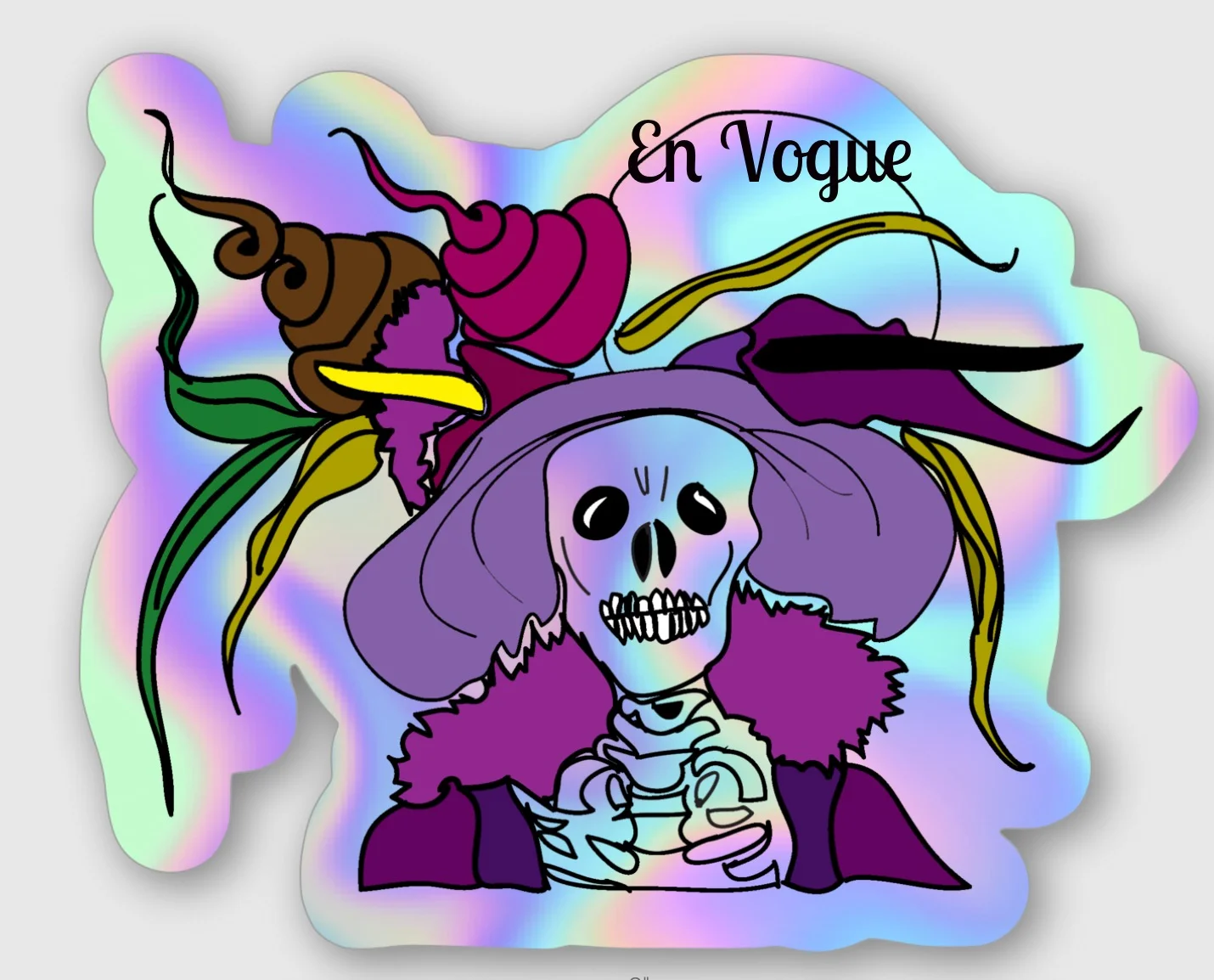 "En Vogue" Holographic Stickers