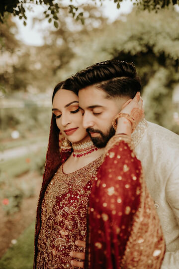 Premium Photo | Pakistani wedding couple asian bridal dresses or indian  bridal outfits or bridal dress design
