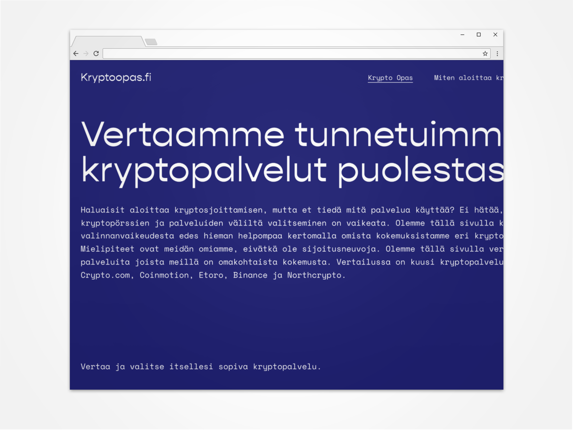Kryptoopas.fi
