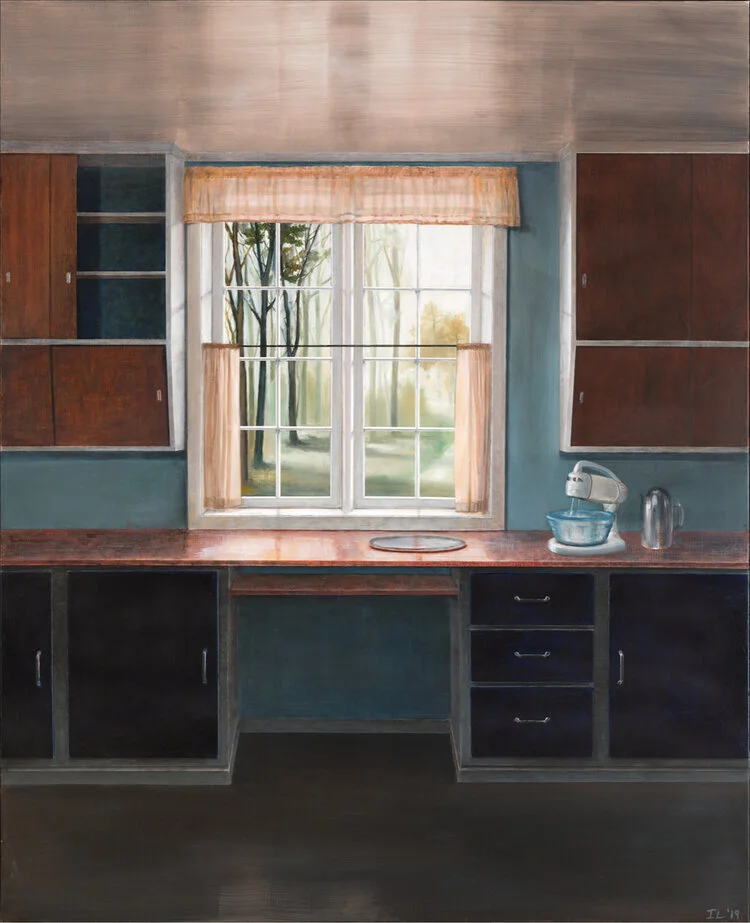 Ida Lorentzen, Trøndelag Kitchen from the Norwegian Folk Museum, from The Story of 12 Paintings, Norsk Folkemuseum, 2021.