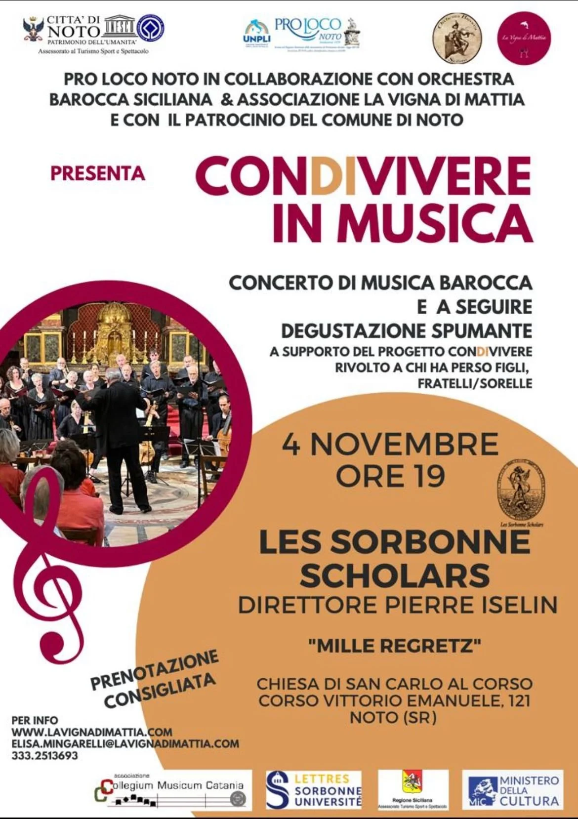 Concerto di musica barocca con degustazione di spumante - 4 novembre 2022