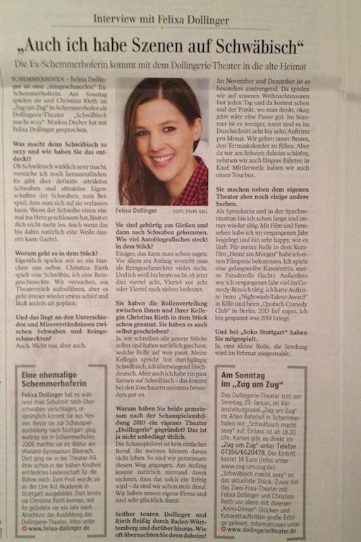 Interview Schwäbische Zeitung