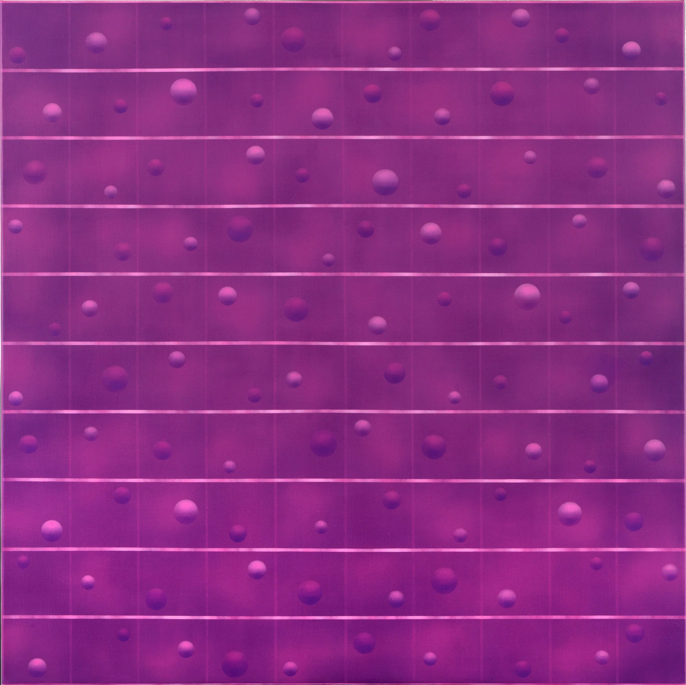 DOTS AND LINES ON CANVAS MF CXXXVII 2016 150x150 cm