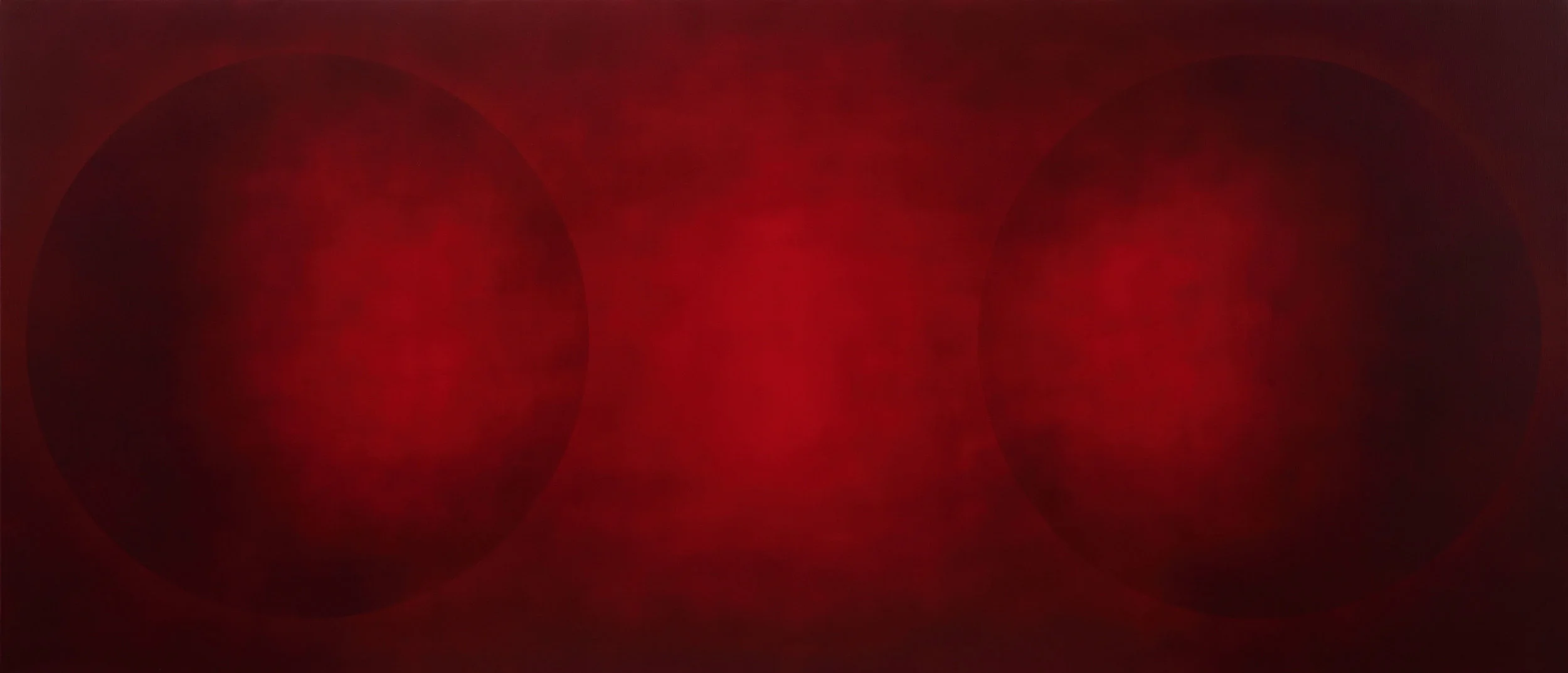 INTERVAL MF CV 2011-2013 acrylic on canvas 130x300 cm private collection