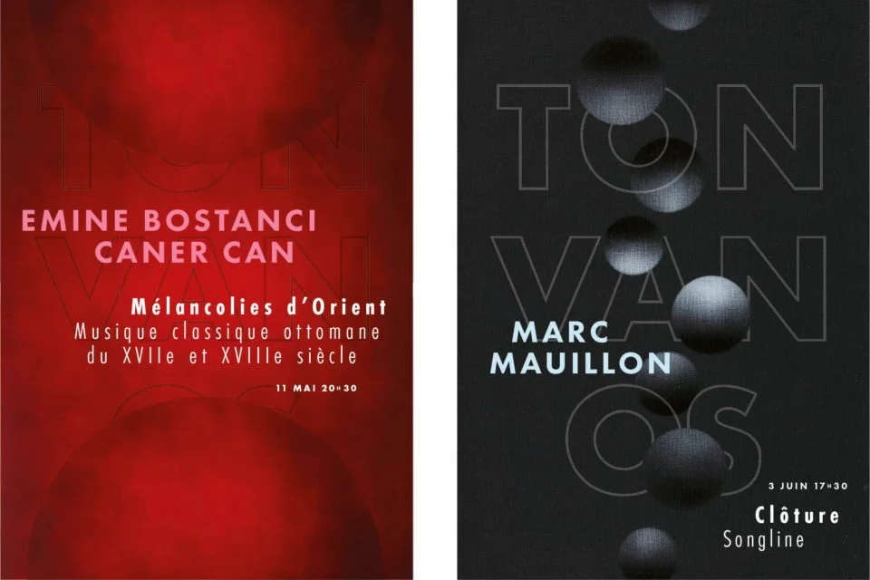 Posters concerts | Design: Studio Wouke Boog