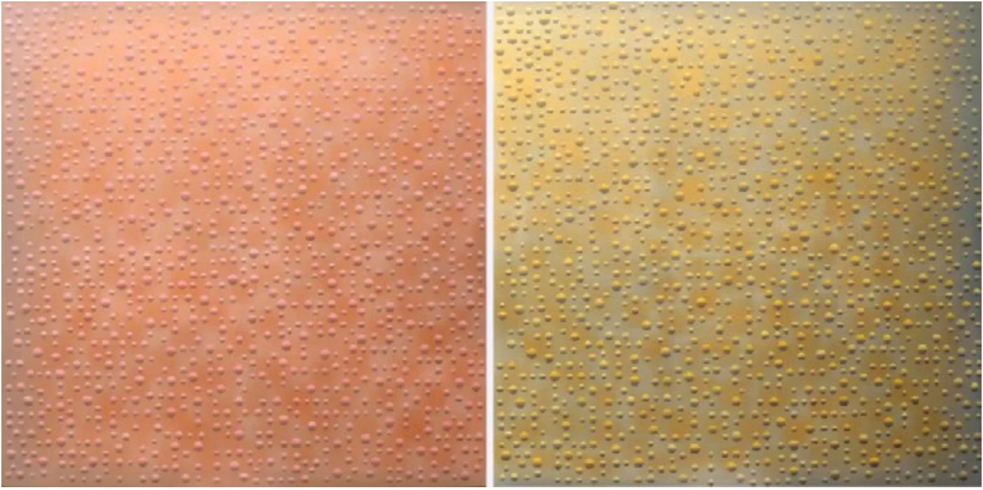ATTAR MF/PHG/PM MF LXXIII 2002-2007 diptych (2x) 200x200 cm For Anthony Fiumara