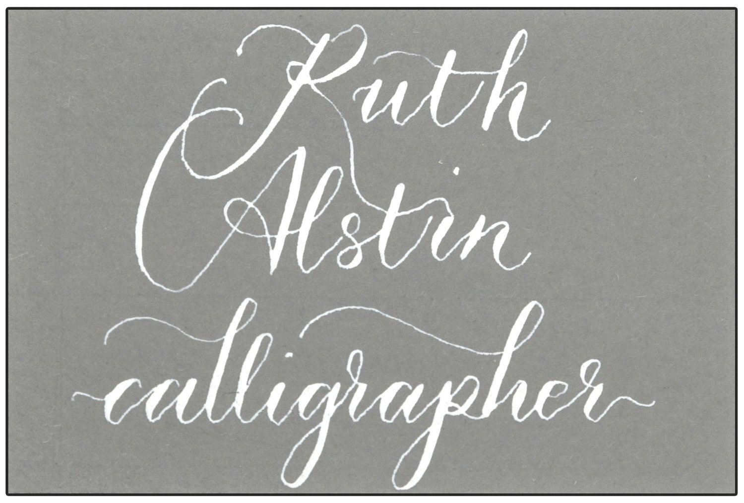 Ruth Alstin Calligrapher