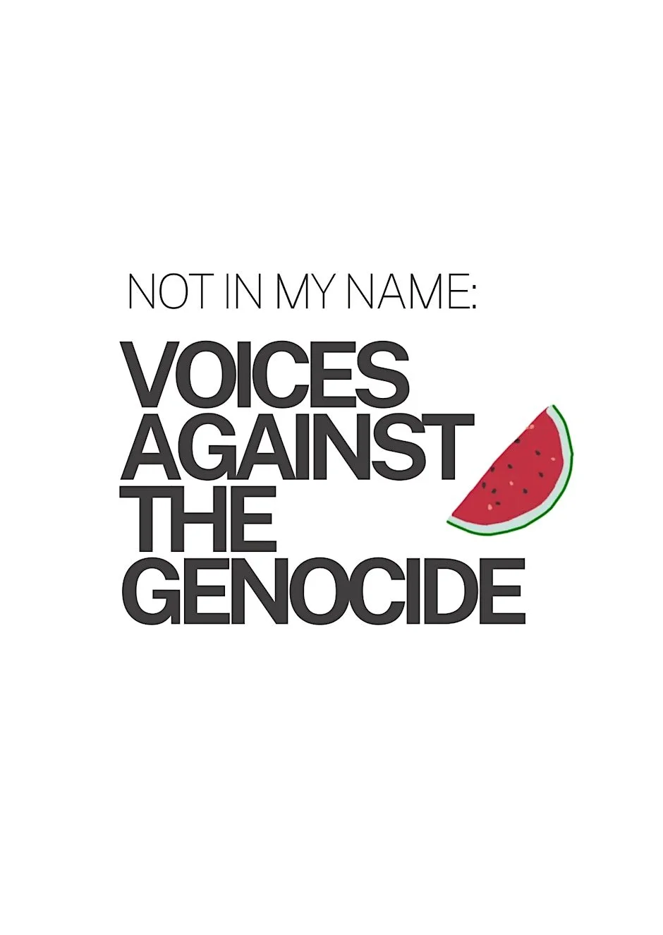 Voices Against the Genocide