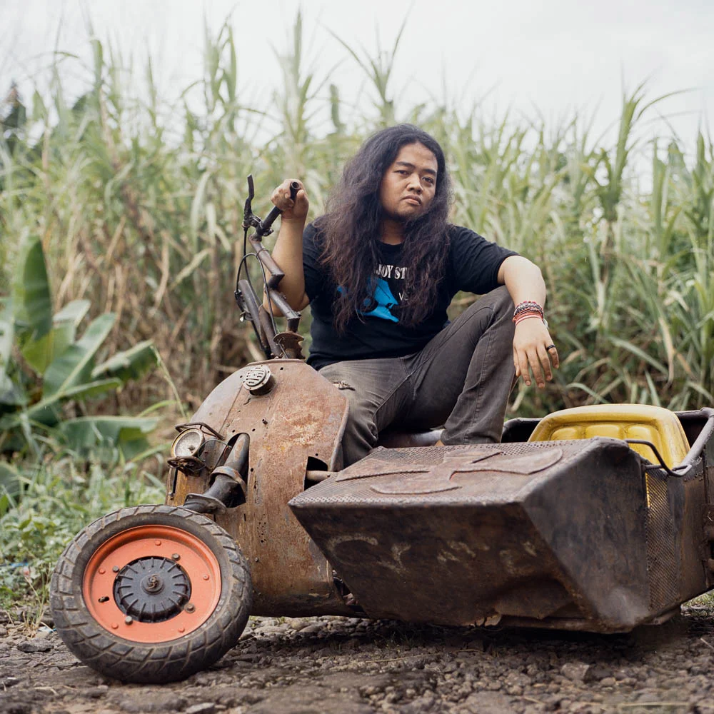 Fajar 'Bajaj' Purboyo, a university student and a scooterist from Pamulang, a satelite town outside of Jakarta.