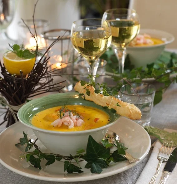 Underbar laxgryta med saffran