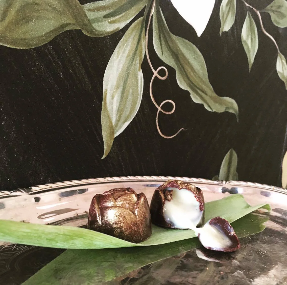 Lime & citronfyllning i en god liten pralin