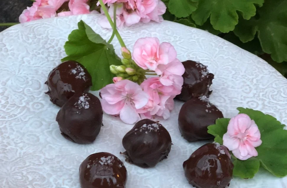 Chokladtryfflar med havssalt- Riktiga godingar