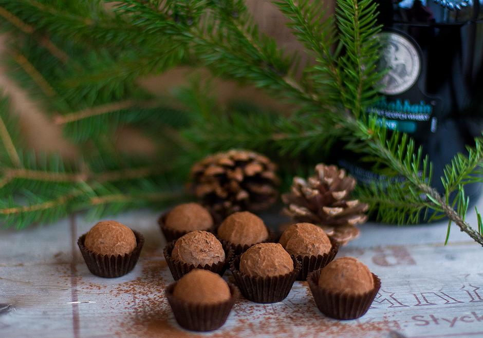 Värmande whiskypralin