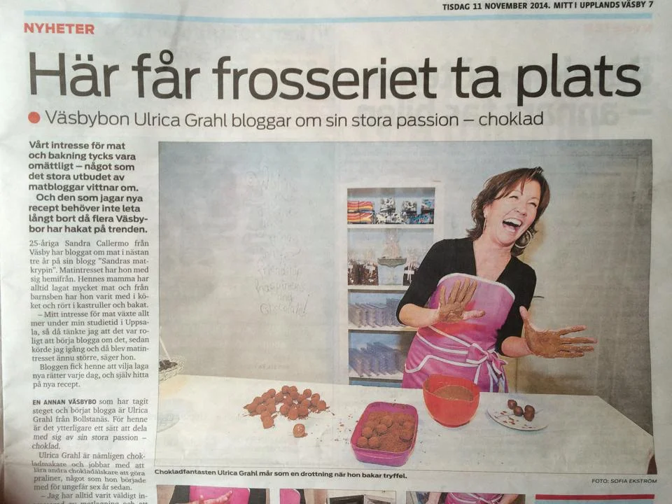 Roligt reportage i lokaltidningen