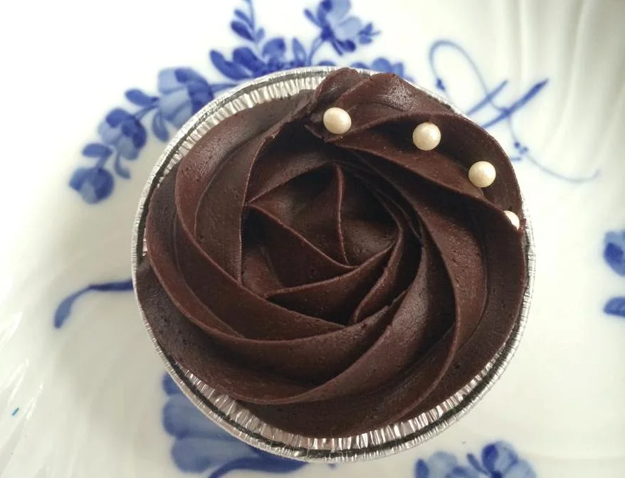 Små kladdkakor med Nutellafrosting