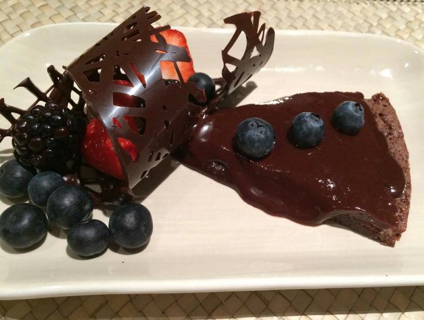 Underbar kladdkaka med kardemumma