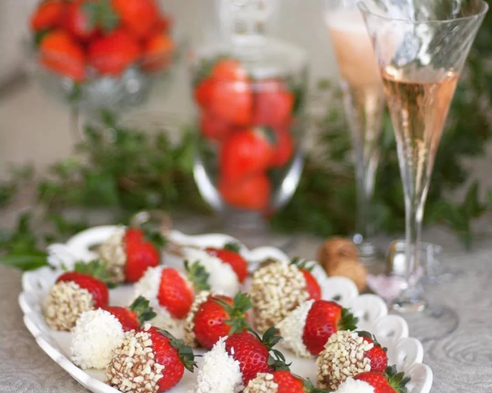 Chokladdoppade jordgubbar